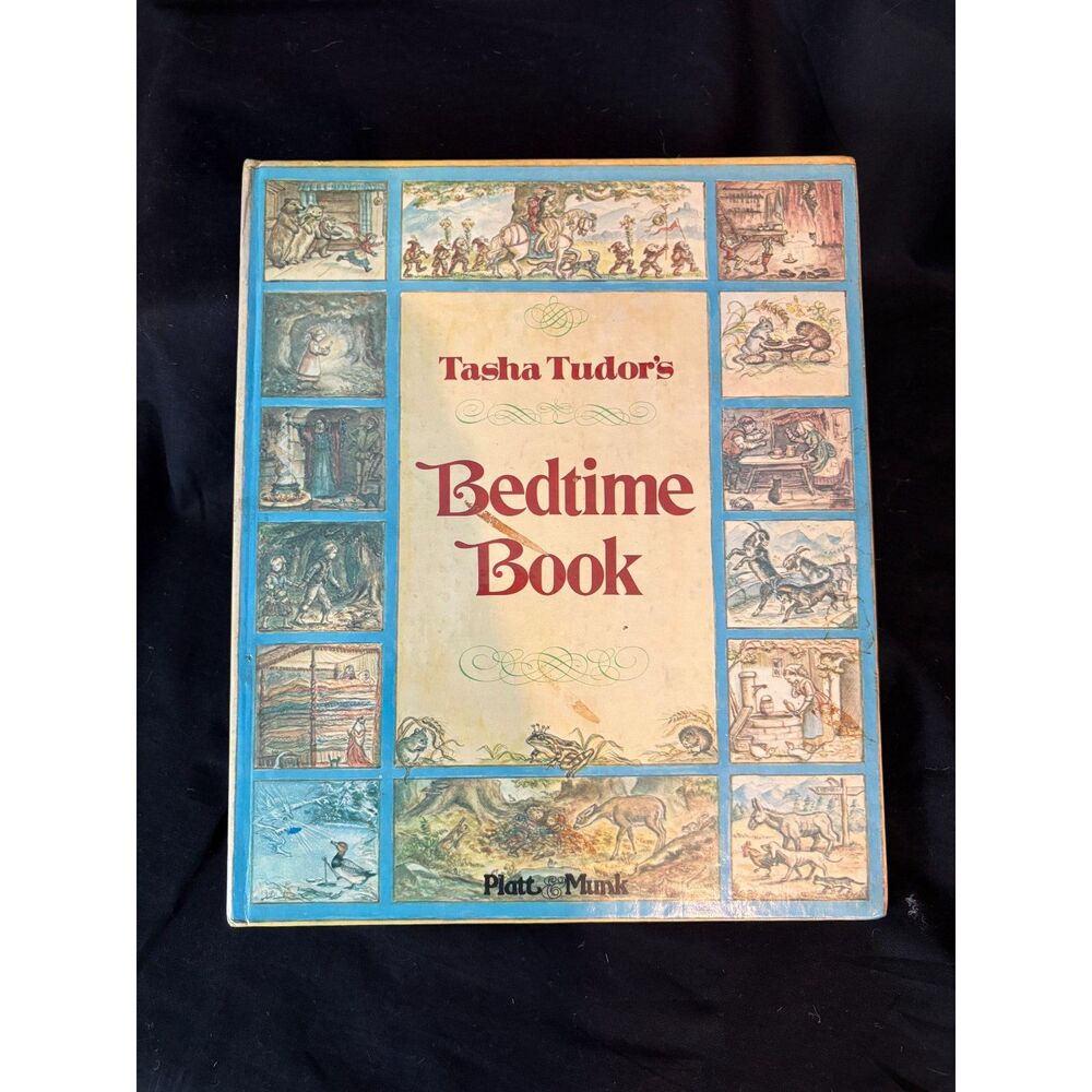 Vintage Tasha Tudor's Bedtime Book Hardcover 1977 Children's Illustrated Stories